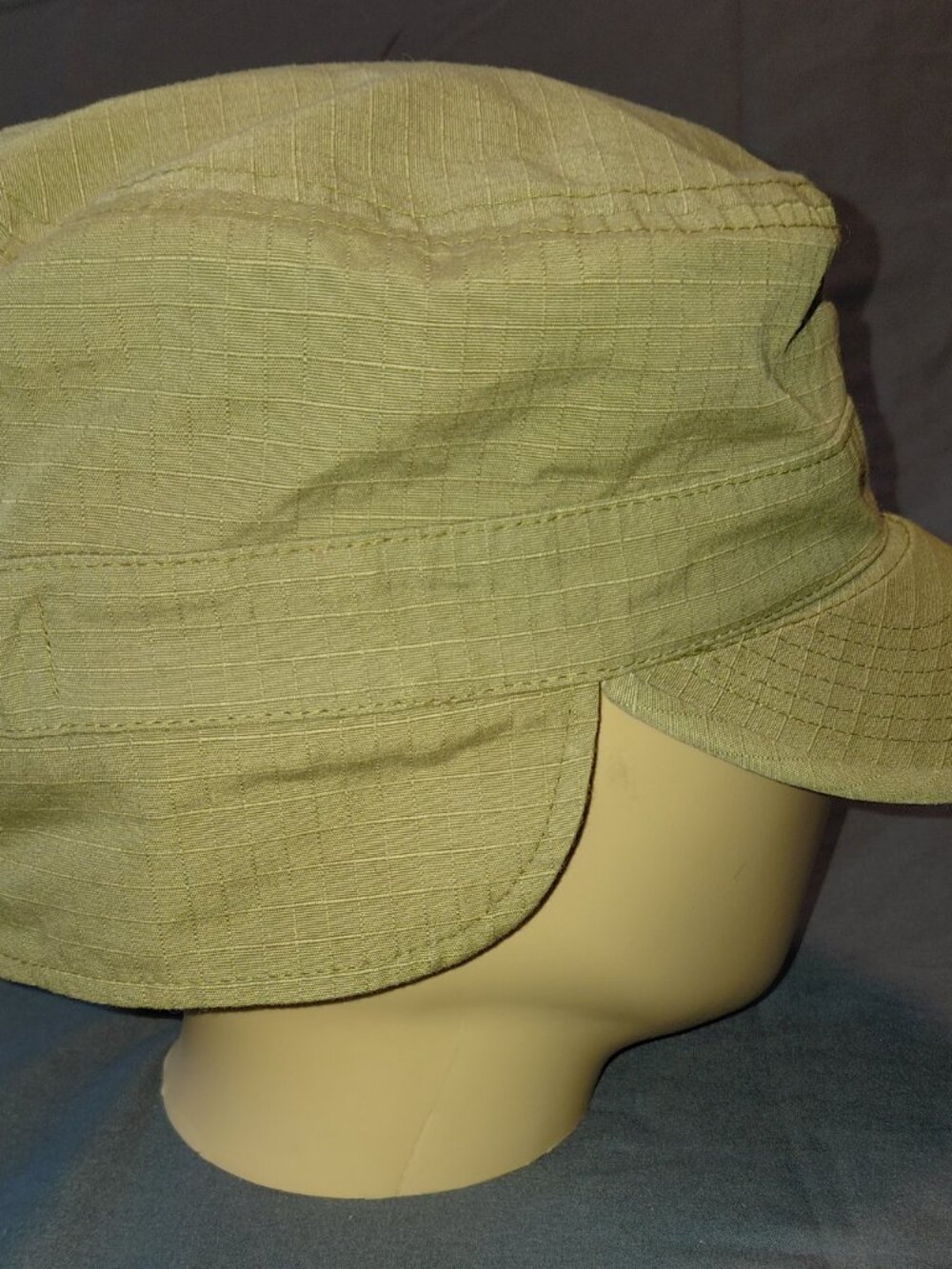 Helly Hansen Vintage Olive Green Military Cadet Patrol Cap Hat - One Size - Picture 5 of 9